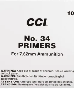 CCI Large Rifle 7.62mm NATO-Spec Military Primers #34