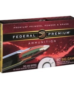 Federal Premium Vital-Shok, .30-06 Springfield, Nosler AccuBond Polymer Tipped, 180 Grain, 20 rounds