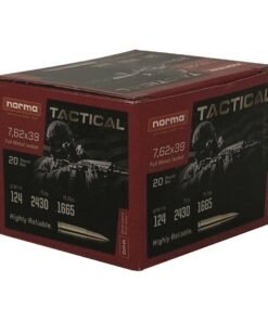 Norma Tactical, 7.62x39mm, FMJ, 124 Grain, 20 Rounds