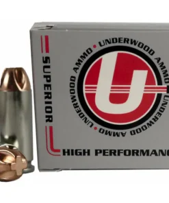 Underwood 10mm Auto Ammo 140 Grain Lehigh Xtreme Penetrator Fluted Lead Free Box of 20
