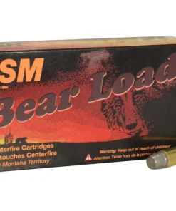HSM Bear 45-70 Government +P Ammo 430 Grain Flat Nose Box of 20