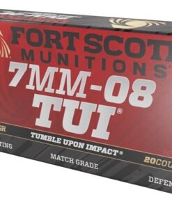 Fort Scott Munitions TUI 7mm-08 Remington Ammo 120 Grain Solid Lead Free Box of 20