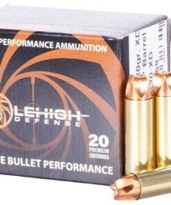 Lehigh Defense Xtreme Defense 357 Magnum Ammo 120 Grain Fluted Lead Free Box of 20