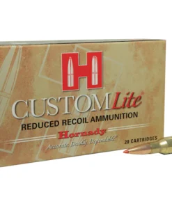 Hornady Custom Lite Ammunition 7mm-08 ammo Remington 120 Grain SST Box of 20