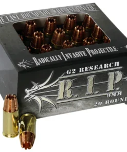 G2 Research R.I.P. 9mm Luger Ammo 92 Grain G2 R.I.P. Fragmenting Hollow Point Lead Free Box of 20