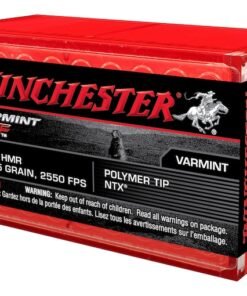 Winchester Varmint LF 17 Hornady Magnum Rimfire (HMR) Ammo 15.5 Grain Polymer Tip