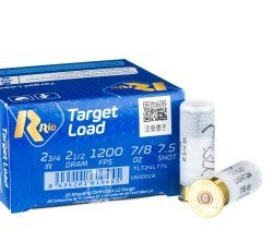 250 Rounds of 12ga Ammo by Rio Target Load Light – 7/8 ounce #7.5 shot