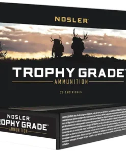 Nosler Trophy Grade 22 Creedmoor Ammo 70 Grain Nosler AccuBond Polymer Tip Box of 20