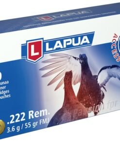 Lapua 222 Remington Ammo 55 Grain Full Metal Jacket Box of 20