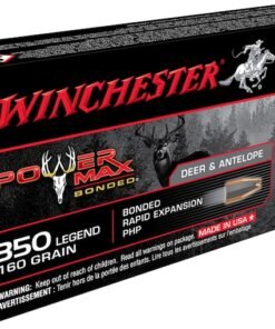 Winchester Power Max Bonded 350 Legend Ammo 160 Grain Bonded Jacketed Hollow Point Box of 20