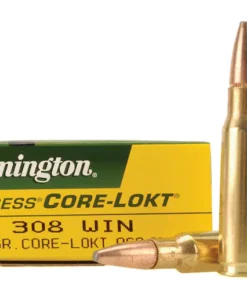 Remington Core-Lokt Ammunition 308 ammo150 Grain Core-Lokt Pointed Soft Point Box of 20