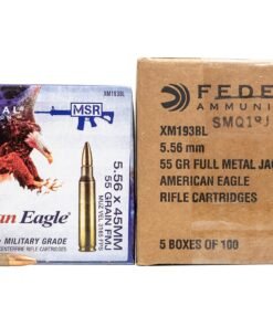 Federal XM193 5.56mm 55 gr FMJ Value Packs 500/Case