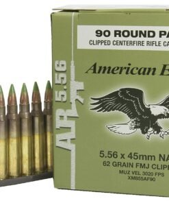 Federal XM855 5.56mm 62 gr FMJ-BT Ball 90 Round Pack