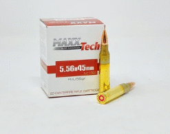 Maxxtech 5.56x45mm Ammunition PTGB556 55 Grain Full Metal Jacket CASE 1000 Rounds