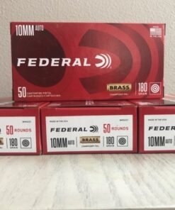 10mm FMJ ammo - 200 rds - 180 gr Federal 10MM fmj ammunition