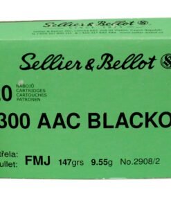 Sellier And Bellot 300 AAC Blackout 147 gr Full Metal Jacket 20/Box