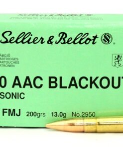 Sellier And Bellot 300 AAC Blackout 200 gr Subsonic FMJ 20/Box