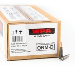 700 Rounds of 7.62x39mm Ammo by Wolf in Spam Can Tin – 123gr Hollow Point
