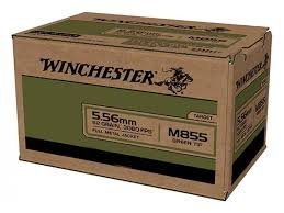 WINCHESTER M855 62 GR FMJ 5.56X45MM AMMUNITION 1000 ROUNDS – WM8551000