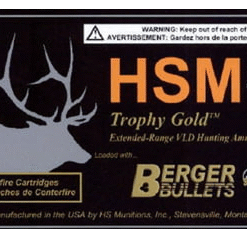 HSM BER270150VLD Trophy Gold 270 Win 150 Gr Match Very Low Drag 20 Bx/ 20 Cs Caliber: .270 Winchester, Number of Rounds: 20, w/ Free S&H