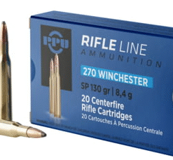 PPU PP2701 Standard Rifle 270 Win 130 Gr Soft Point (SP) 20 Bx/ 10 Cs Caliber: .270 Winchester, Number of Rounds: 20,