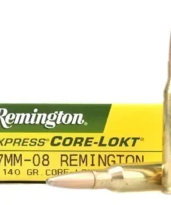 Remington 7mm-08 ammo Remington 140 Grain Pointed Soft Point Box of 20